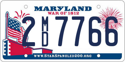 MD license plate 2MD7766