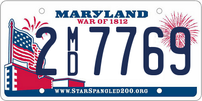 MD license plate 2MD7769