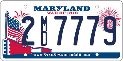 MD license plate 2MD7779