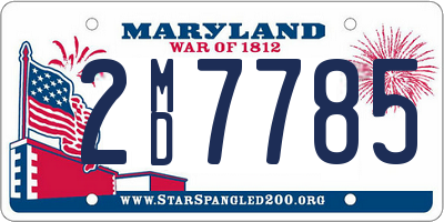 MD license plate 2MD7785