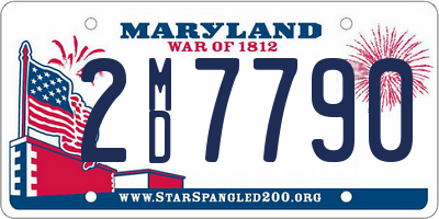 MD license plate 2MD7790