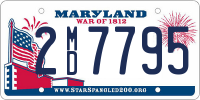 MD license plate 2MD7795