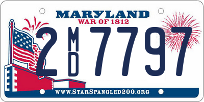 MD license plate 2MD7797