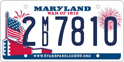 MD license plate 2MD7810