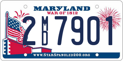 MD license plate 2MD7901