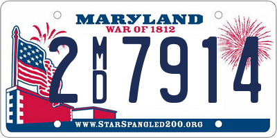 MD license plate 2MD7914