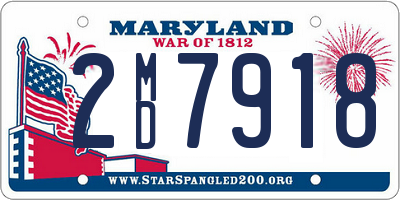 MD license plate 2MD7918