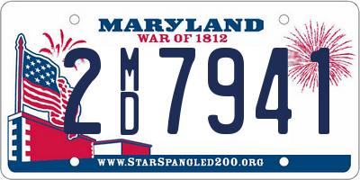 MD license plate 2MD7941