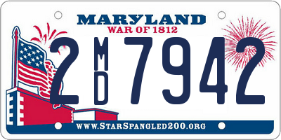 MD license plate 2MD7942