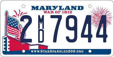 MD license plate 2MD7944