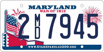 MD license plate 2MD7945