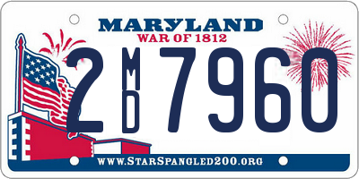 MD license plate 2MD7960