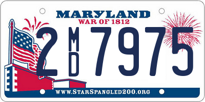 MD license plate 2MD7975