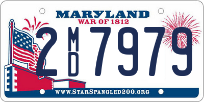 MD license plate 2MD7979