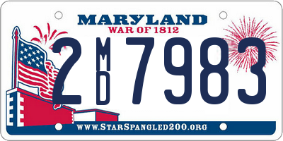 MD license plate 2MD7983