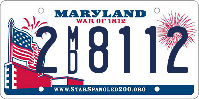 MD license plate 2MD8112