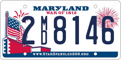 MD license plate 2MD8146