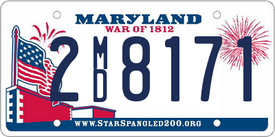 MD license plate 2MD8171