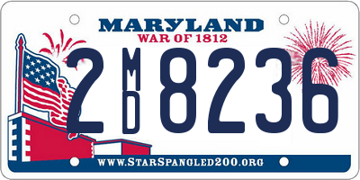 MD license plate 2MD8236