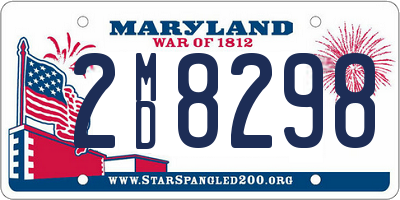 MD license plate 2MD8298