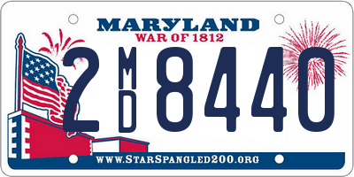 MD license plate 2MD8440