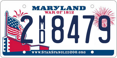 MD license plate 2MD8479
