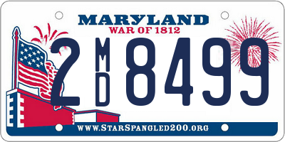 MD license plate 2MD8499