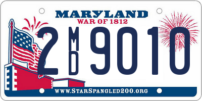 MD license plate 2MD9010