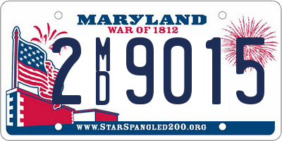 MD license plate 2MD9015