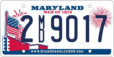 MD license plate 2MD9017