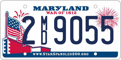 MD license plate 2MD9055