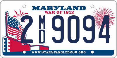 MD license plate 2MD9094