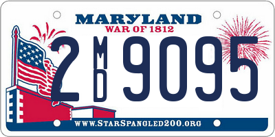 MD license plate 2MD9095