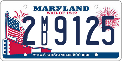 MD license plate 2MD9125