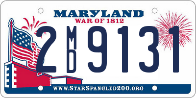 MD license plate 2MD9131