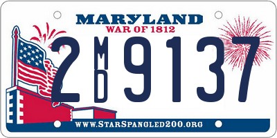 MD license plate 2MD9137