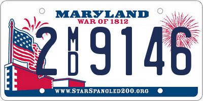 MD license plate 2MD9146