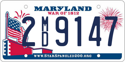 MD license plate 2MD9147