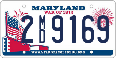 MD license plate 2MD9169