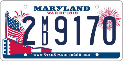 MD license plate 2MD9170