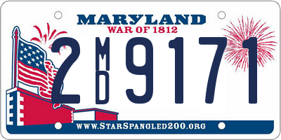 MD license plate 2MD9171