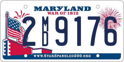 MD license plate 2MD9176