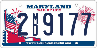 MD license plate 2MD9177