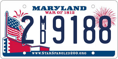 MD license plate 2MD9188