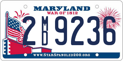 MD license plate 2MD9236