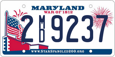 MD license plate 2MD9237