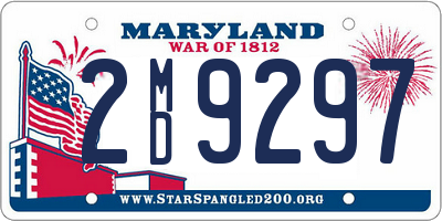 MD license plate 2MD9297