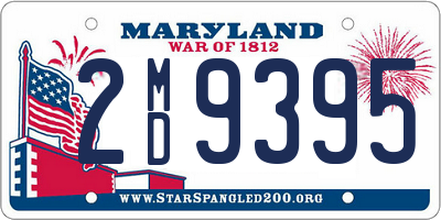 MD license plate 2MD9395