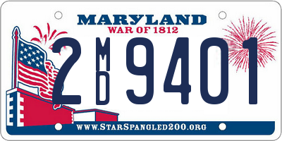 MD license plate 2MD9401