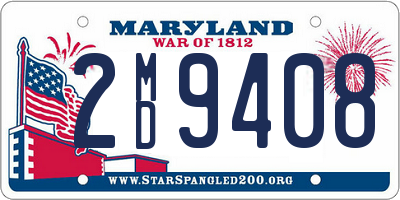 MD license plate 2MD9408